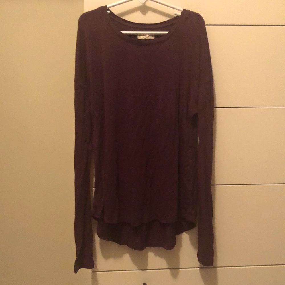 Tucker + Tate Mauve Long Sleeve Stretchy Top size girls large